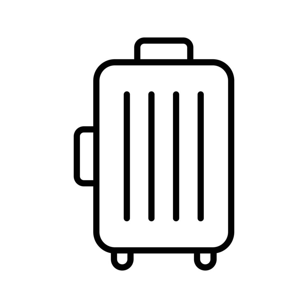 Reise Tasche Symbol Vektor Design temlate im Weiß Hintergrund