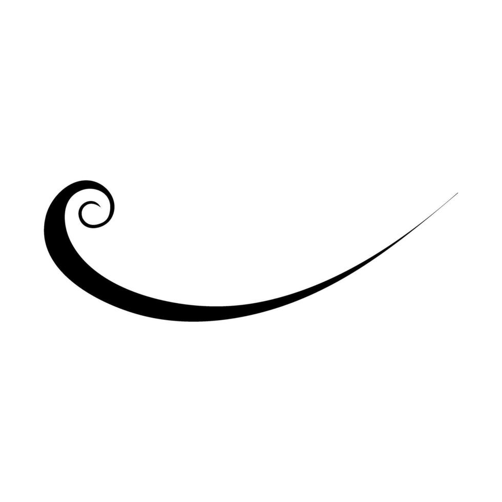 svischar vektor ikon. swashes illustration tecken. svep symbol. arom logotyp.