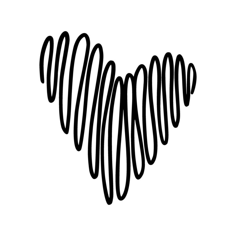 hjärta ikon vektor. kärlek illustration tecken. roman symbol. vektor