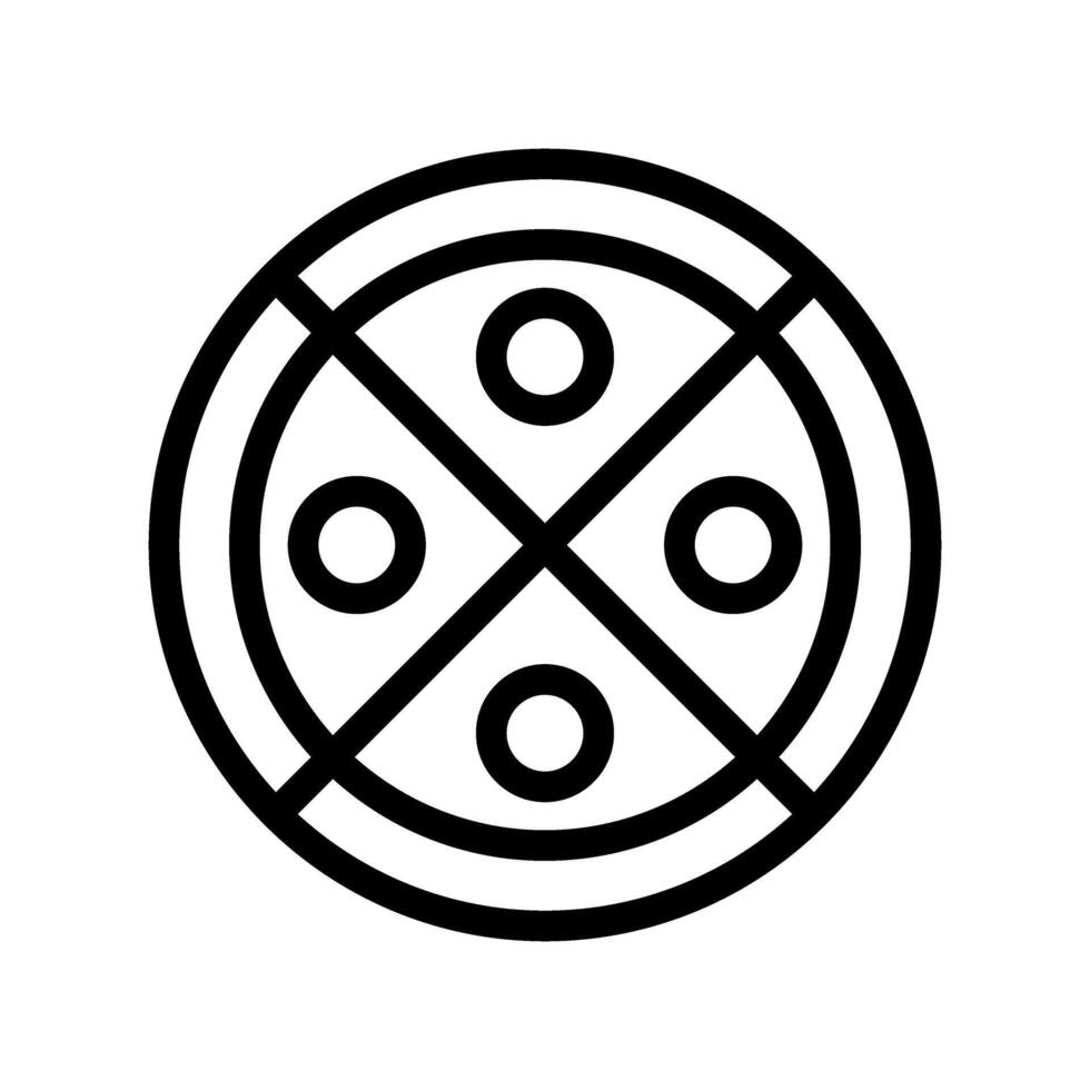 geometrisch Muster Symbol Vektor. geometrisch Zahl Illustration unterzeichnen. Untersetzer Schablone Symbol oder Logo. vektor