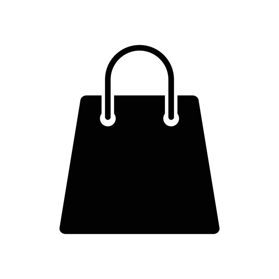 Einkaufen Tasche Symbol Vektor Design Vorlage im Weiß Hintergrund