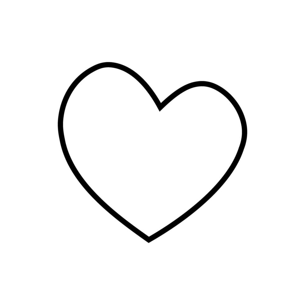 hjärta ikon vektor. kärlek illustration tecken. roman symbol. vektor