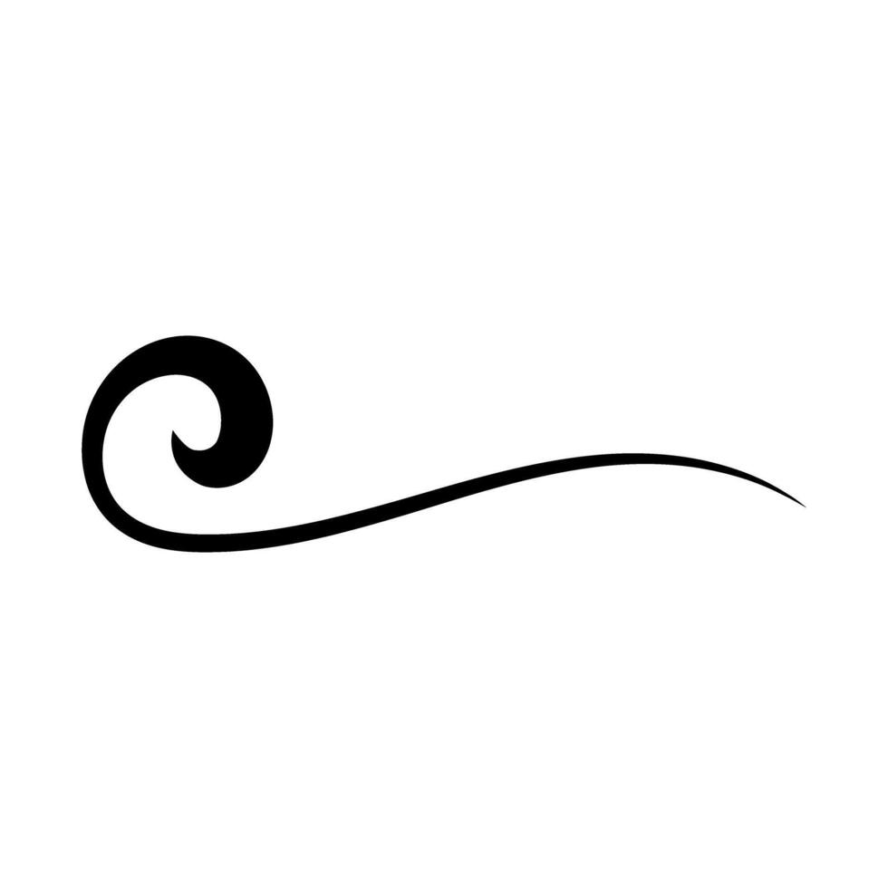 svischar vektor ikon. swashes illustration tecken. svep symbol. arom logotyp.
