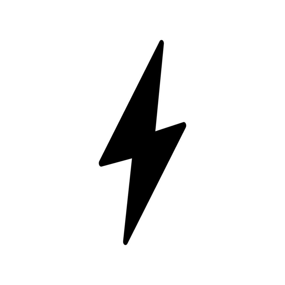 Blitz Symbol Vektor. Elektrizität Illustration unterzeichnen. Leistung Symbol. Wetter Logo. vektor