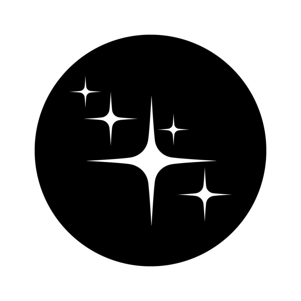 funkelt Symbol Vektor. funkeln Sterne Illustration unterzeichnen. leuchtenden platzen Symbol. Star Logo. vektor