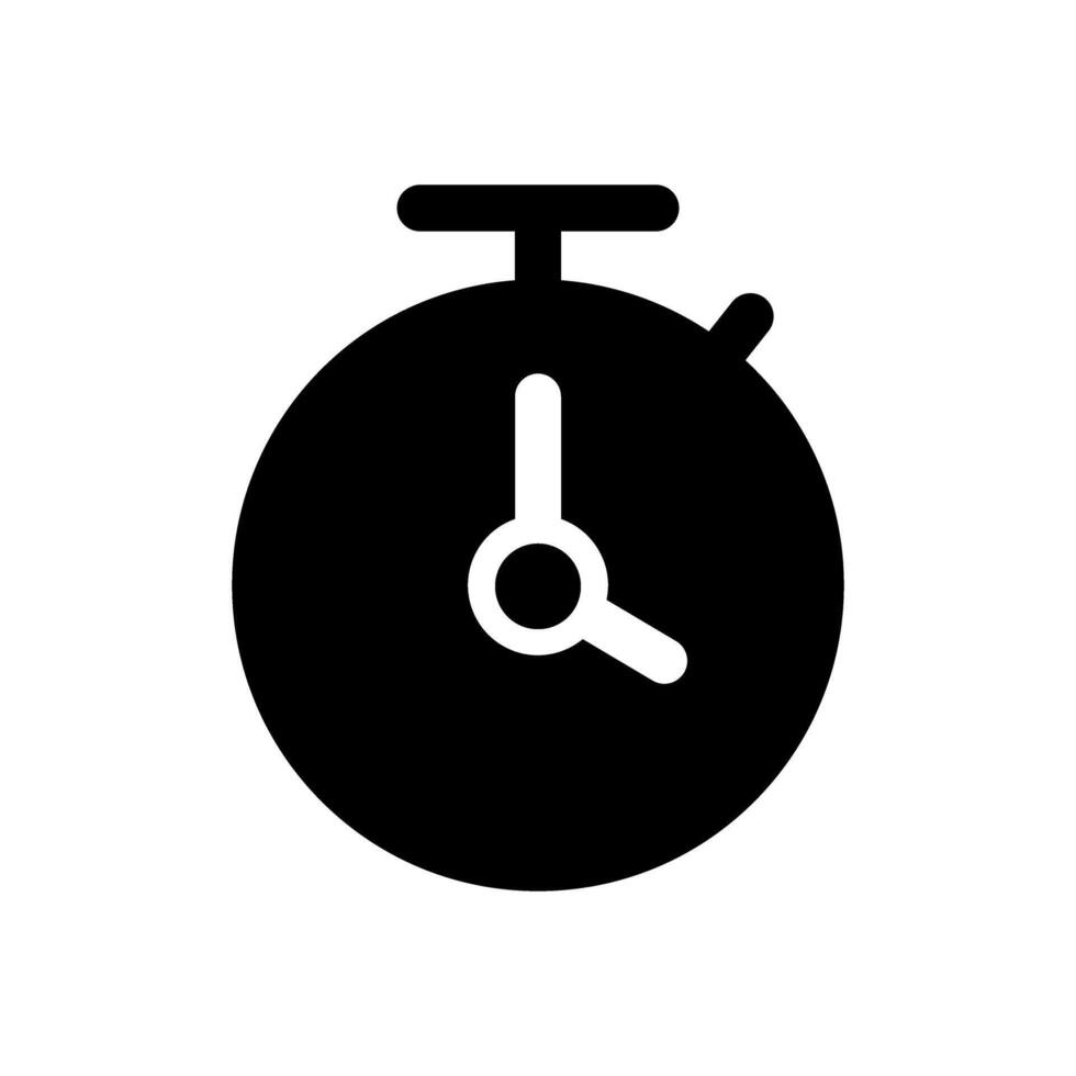 Countdown Symbol Vektor. Passage von Zeit Illustration unterzeichnen. Uhr Symbol. vektor