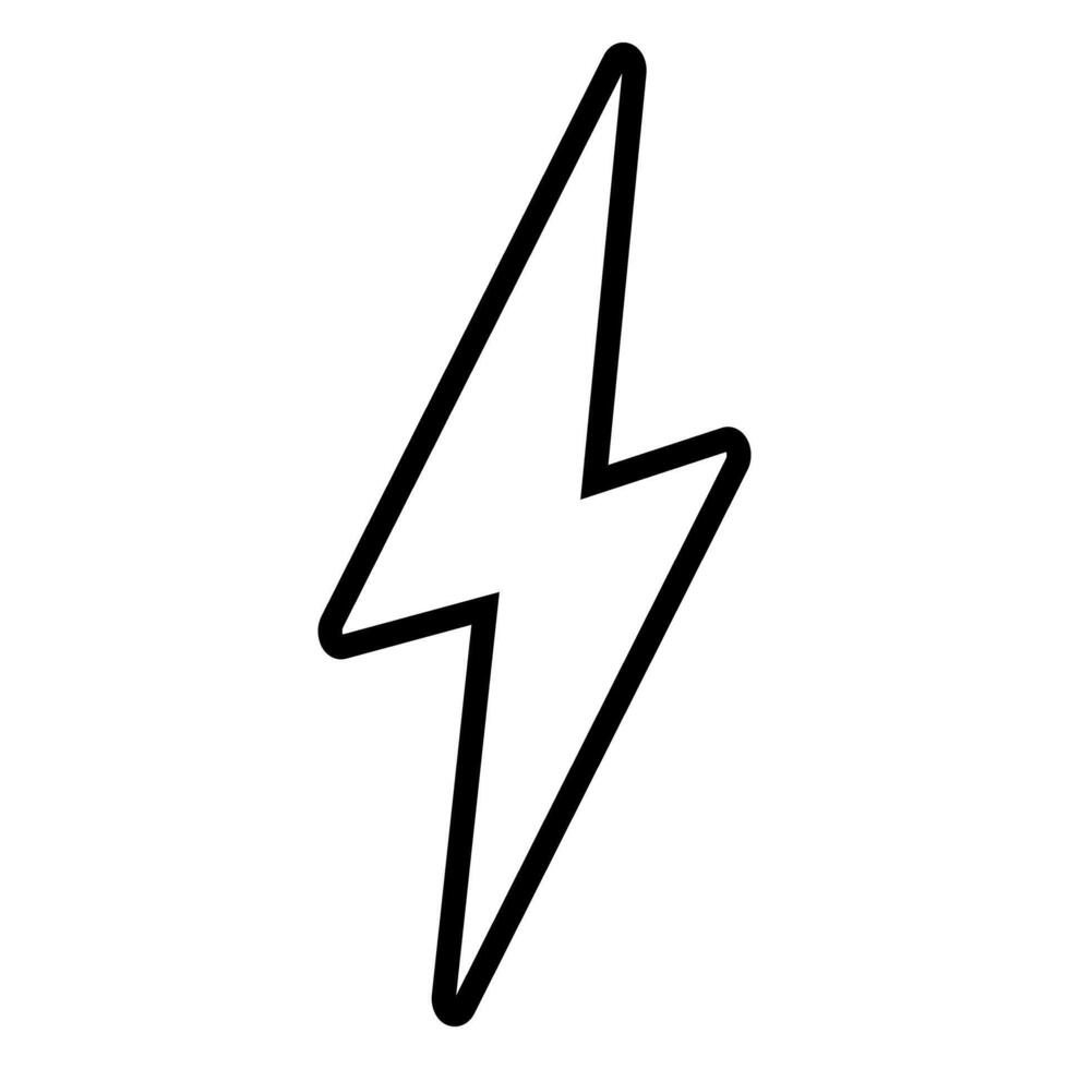 Blitz Symbol Vektor. Elektrizität Illustration unterzeichnen. Leistung Symbol. Wetter Logo. vektor