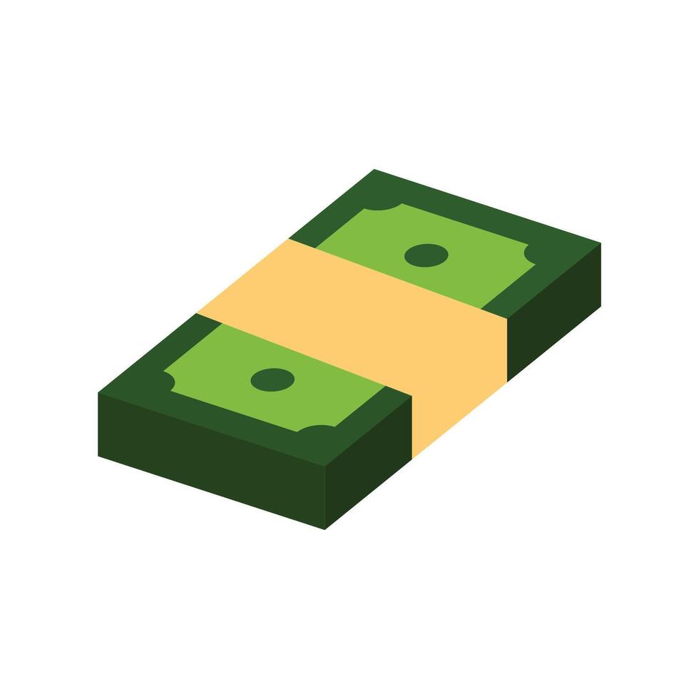 pengar ikon vektor design mall i vit bakgrund