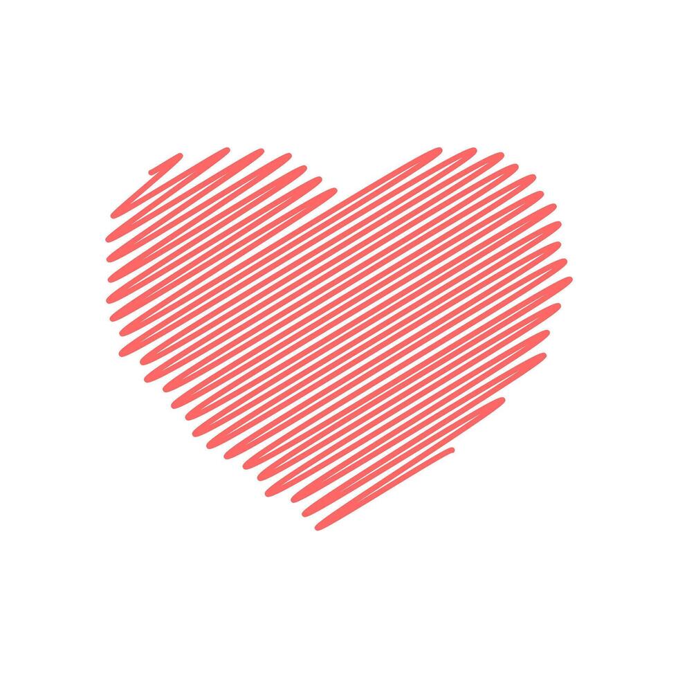 Herz Symbol Vektor. Liebe Illustration unterzeichnen. Romantik Symbol oder Logo. vektor