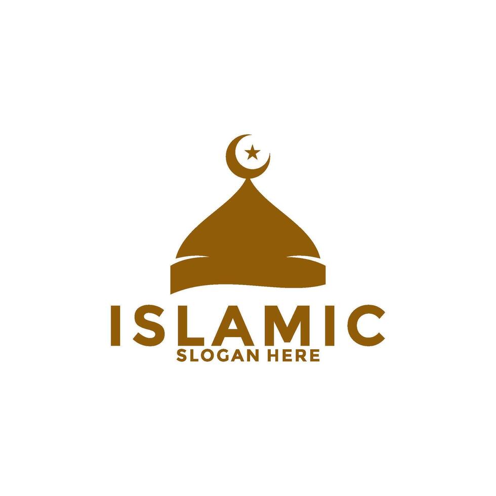 modern islamisch Luxus Logo Vektor Vorlage, Muslim Logo Symbol