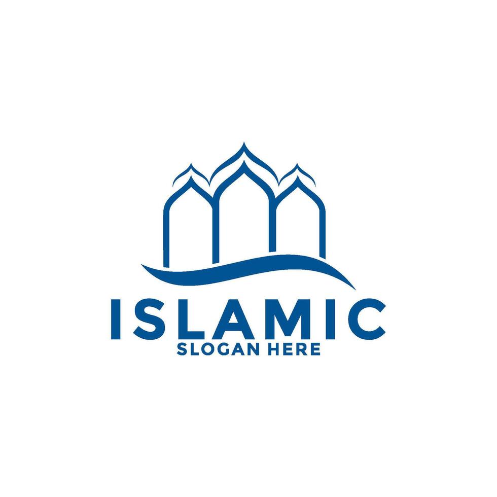 modern islamisch Luxus Logo Vektor Vorlage, Muslim Logo Symbol