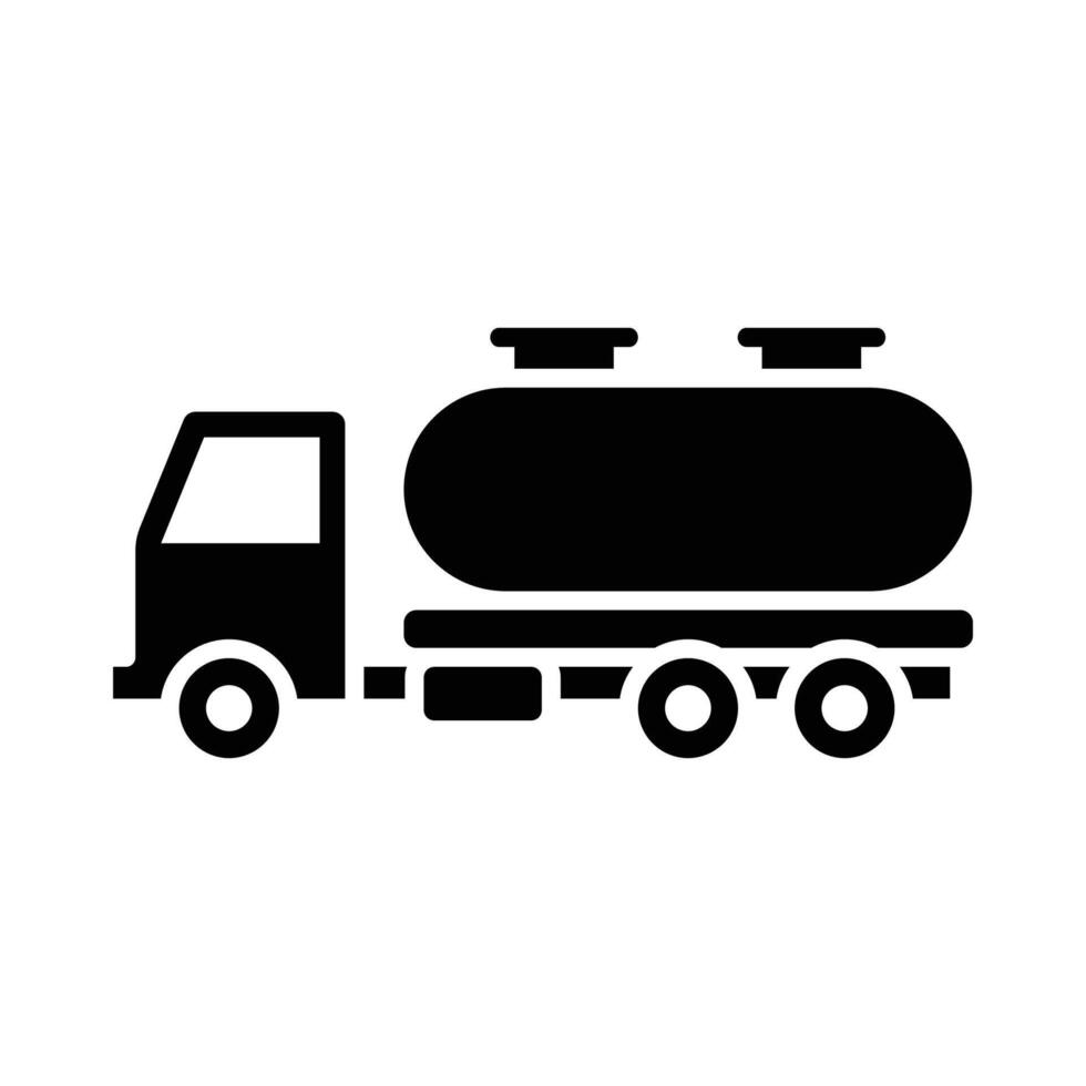 Öl LKW Symbol Vektor Design Vorlage im Weiß Hintergrund