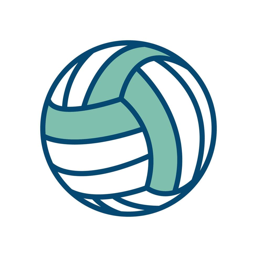 Volley Ball Symbol Vektor Design Vorlage im Weiß Hintergrund