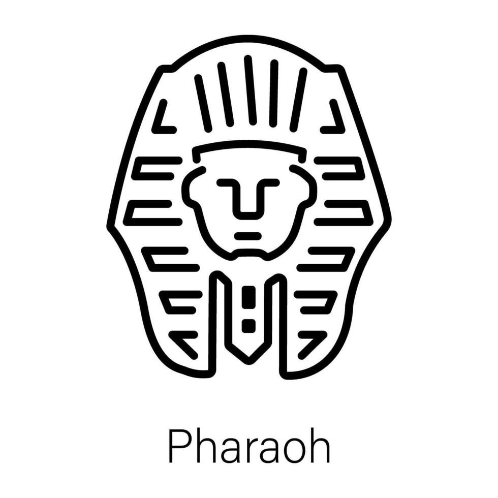 trendig farao begrepp vektor