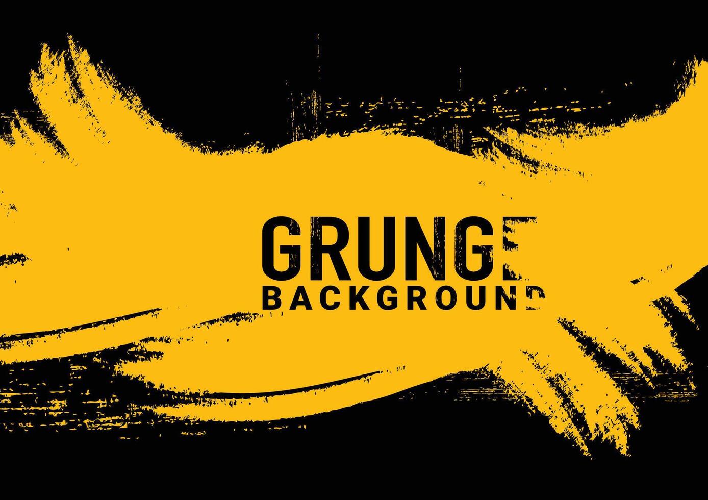 abstrakt Gelb Grunge Textur. Grunge Textur Hintergrund. schwarz und Gelb abstrakt schmutzig Grunge vektor