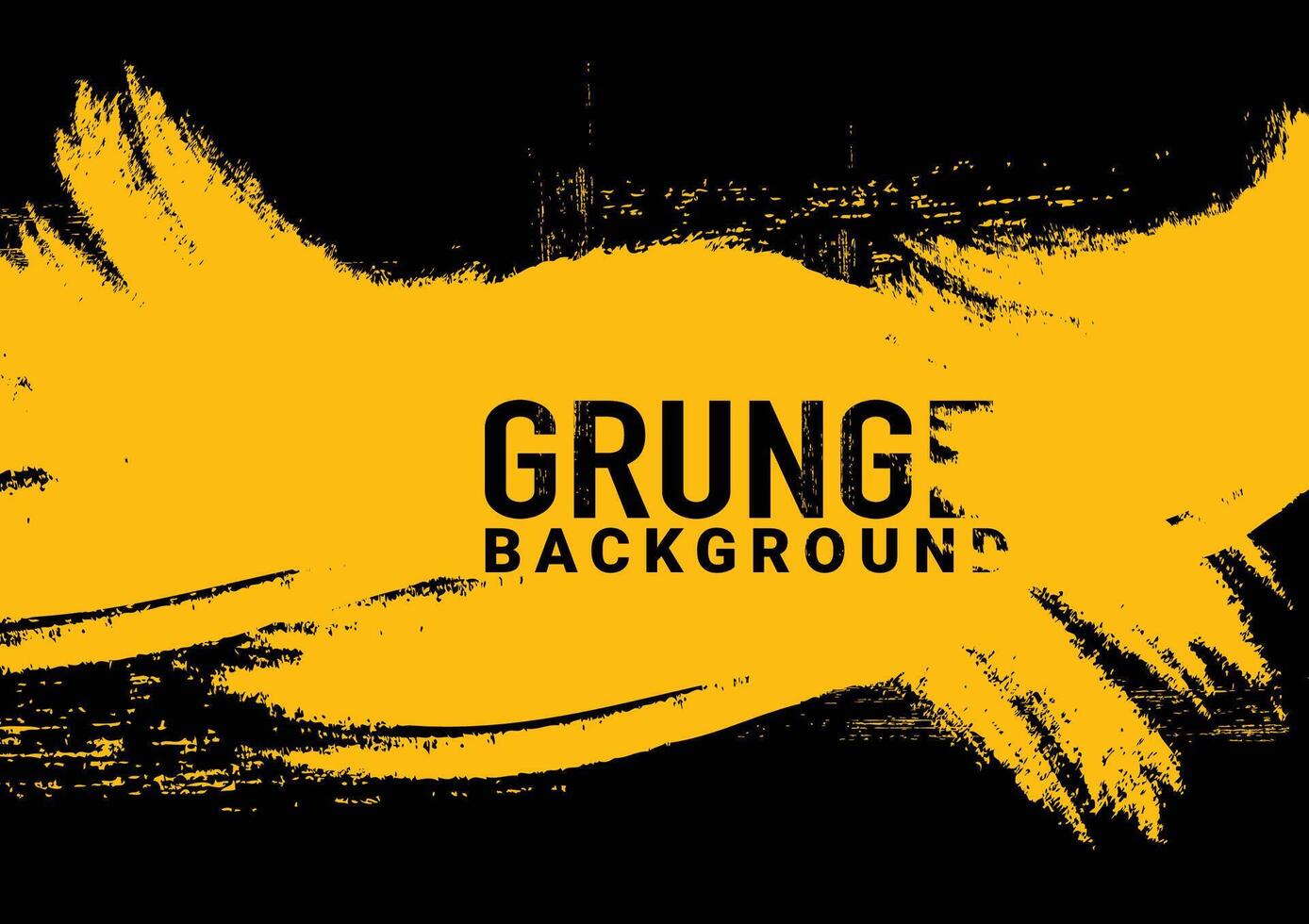 abstrakt gul grunge textur. grunge textur bakgrund. svart och gul abstrakt smutsig grunge vektor