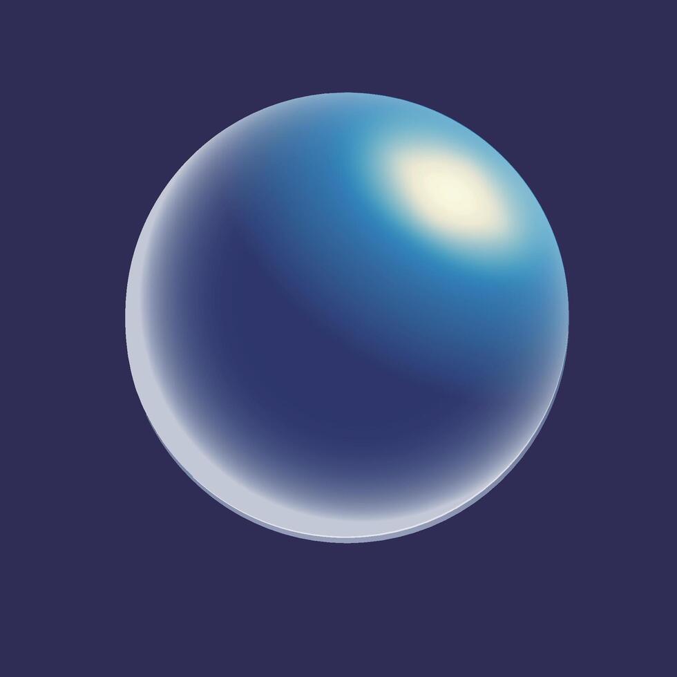 färgrik sfär uppsättning med lysa skarpt. glas boll , olja , kollagen, 3d gel sfärer, tvål bubblor illustration vektor