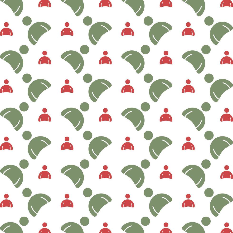 fetma ikon röd grön trendig upprepa mönster vektor skön illustration bakgrund