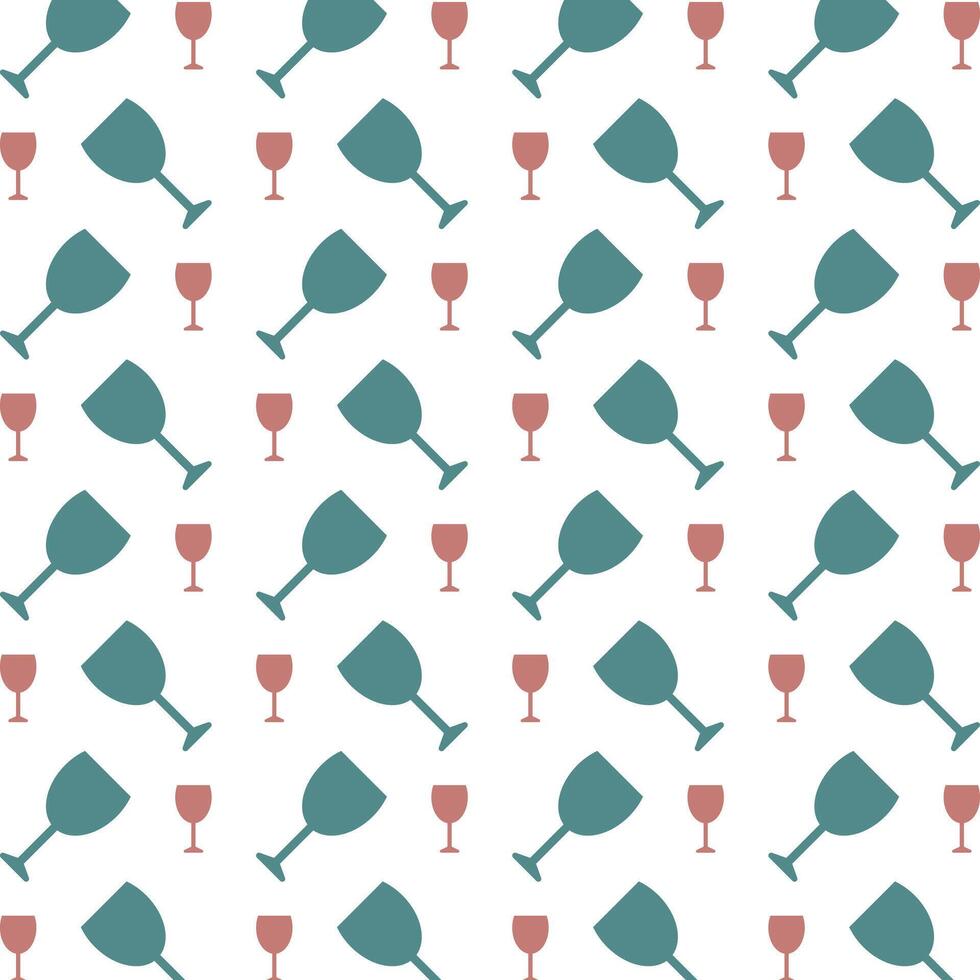 glas Flerfärgad upprepa trendig mönster textil- vektor illustration bakgrund