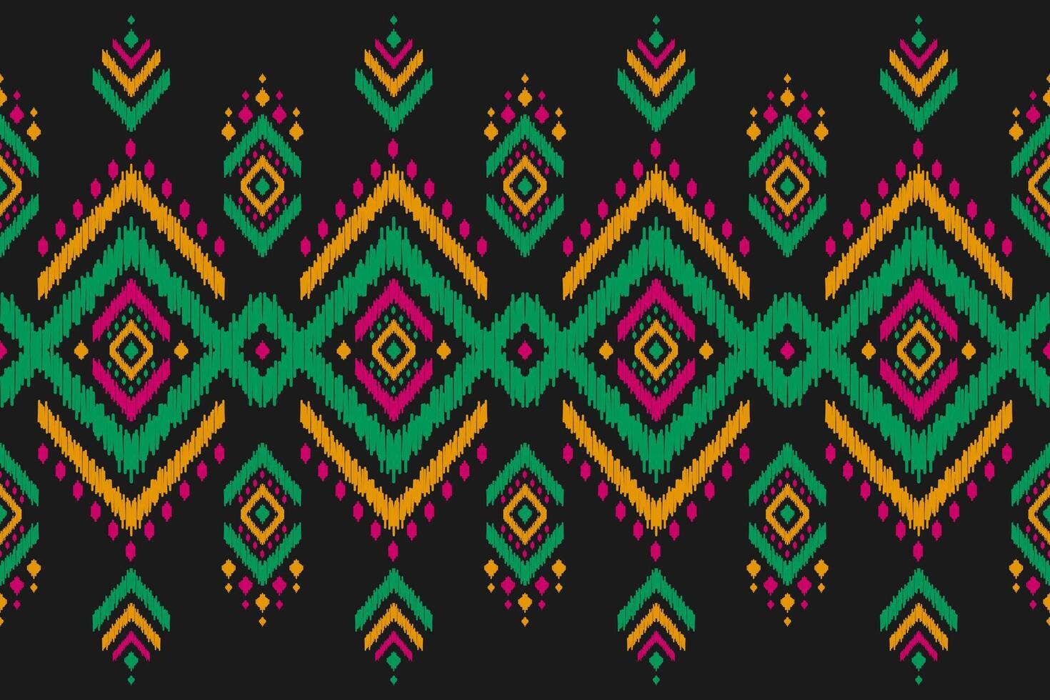 matta etnisk stam- mönster konst. etnisk ikat sömlös mönster. amerikansk, mexikansk stil. vektor