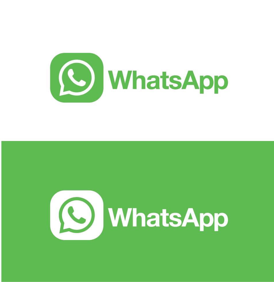 whatsapp logotyp ikoner. social media ikoner vektor