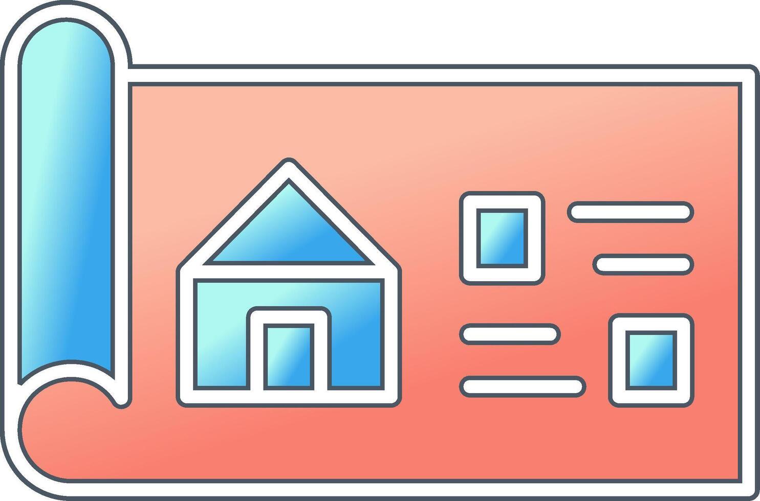 hus plan vektor ikon