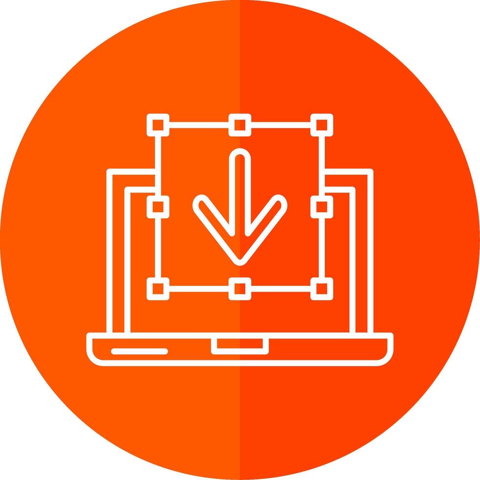 Direkte herunterladen Linie rot Kreis Symbol vektor