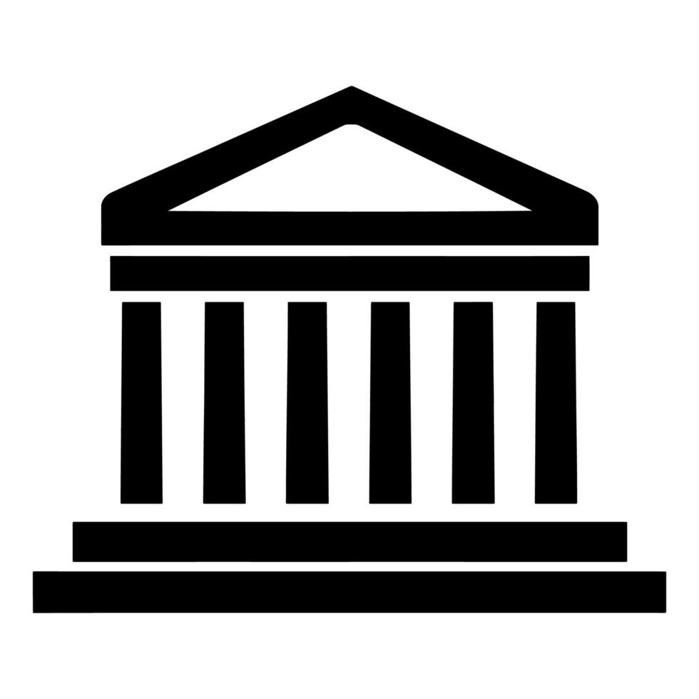 ai genererad enkel Bank logotyp vektor illustration