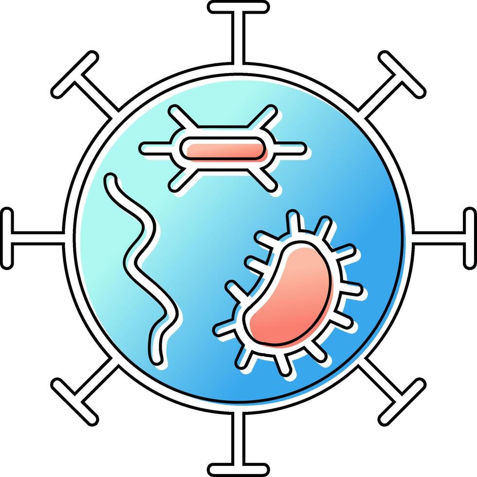 Virus-Vektor-Symbol vektor