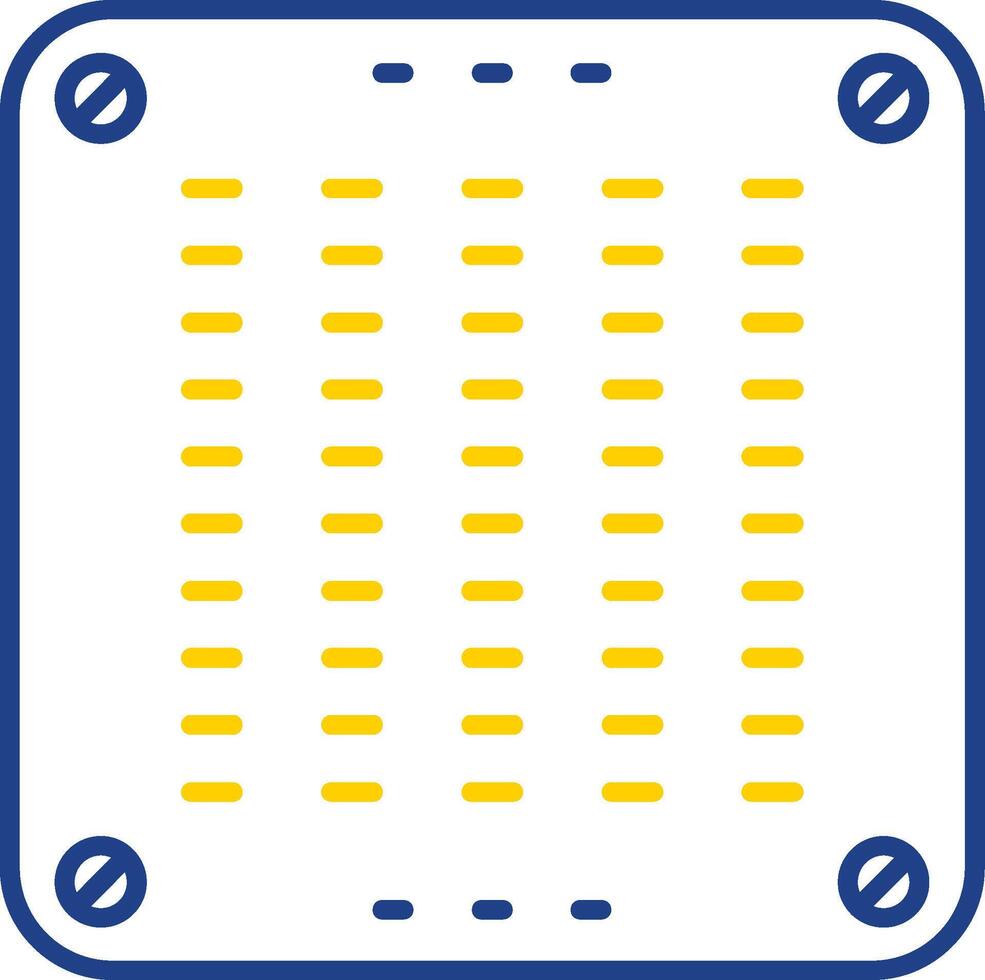 Klimaanlagenlinie zweifarbiges Symbol vektor