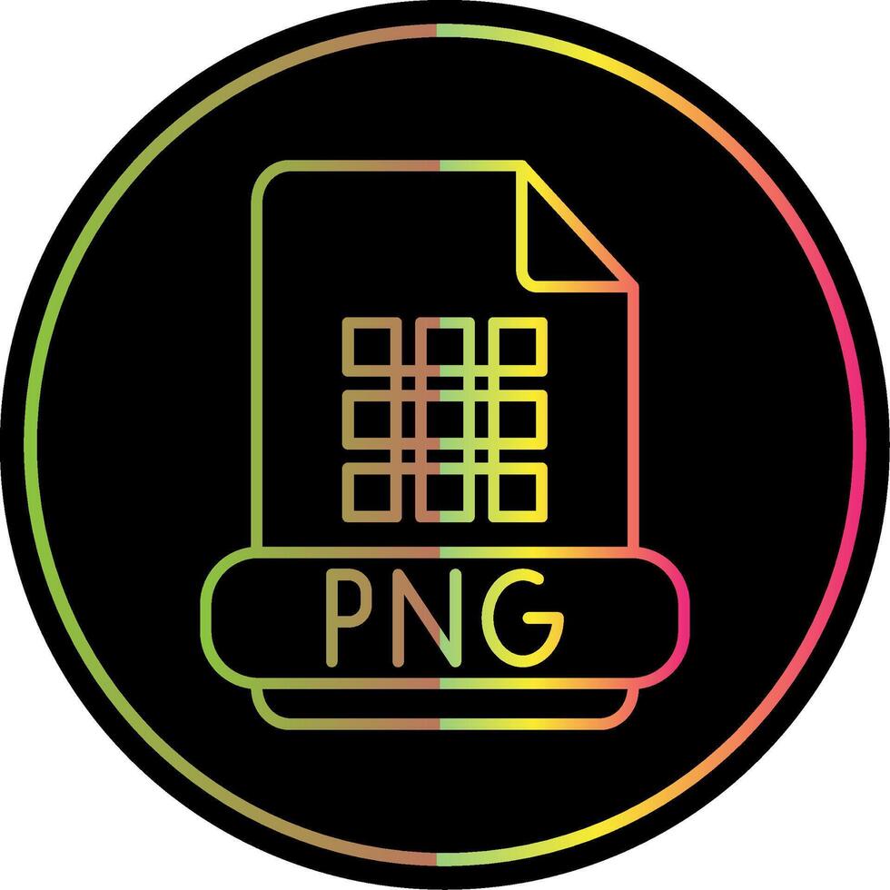 png Linie Gradient fällig Farbe Symbol vektor