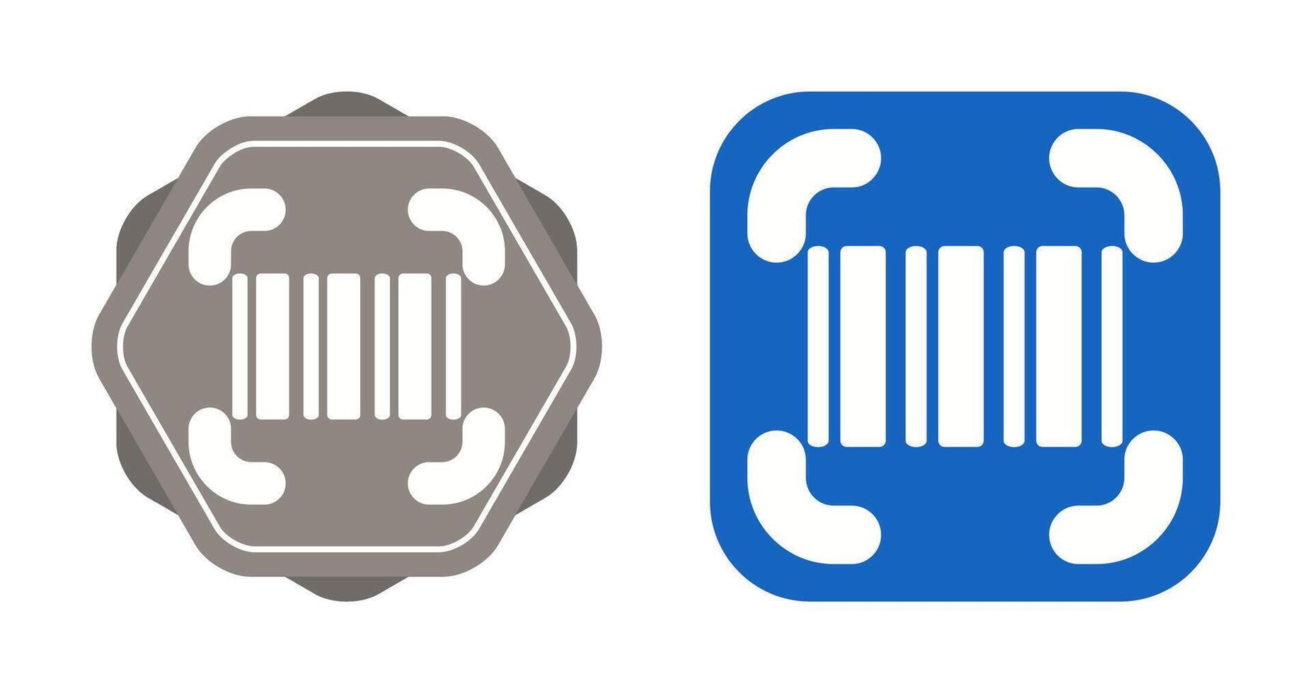 streckkod scanner vektor ikon