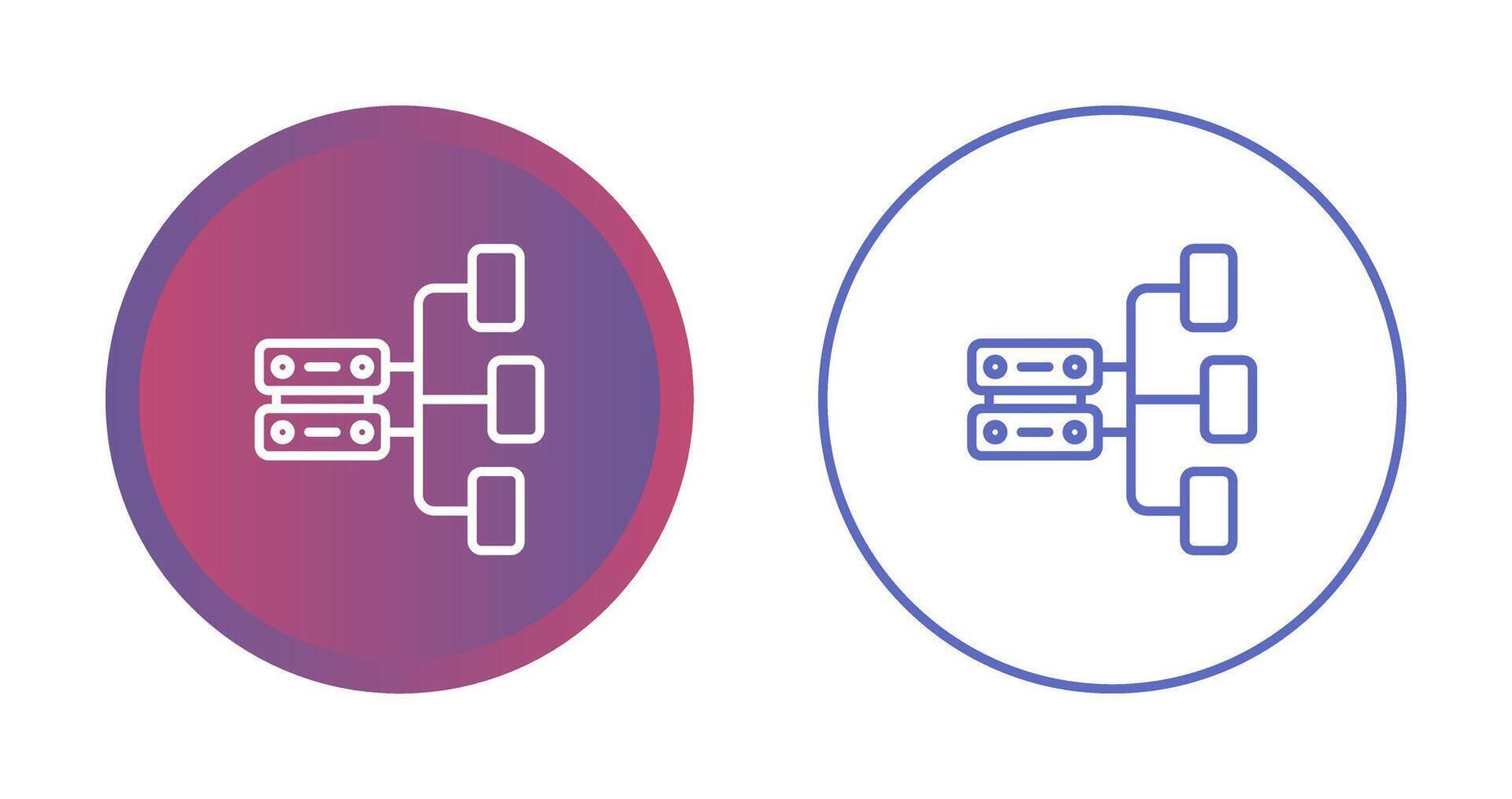 Daten die Architektur Vektor Symbol