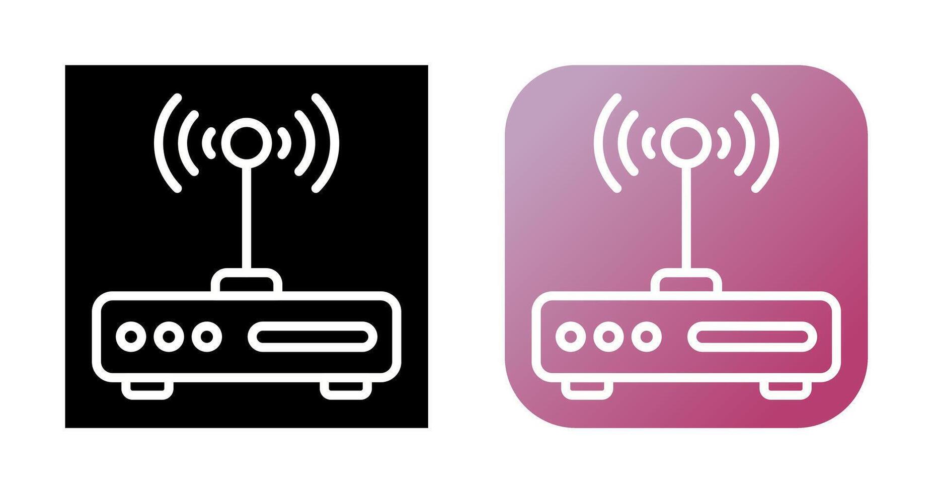 Wi-Fi tillgång punkt vektor ikon