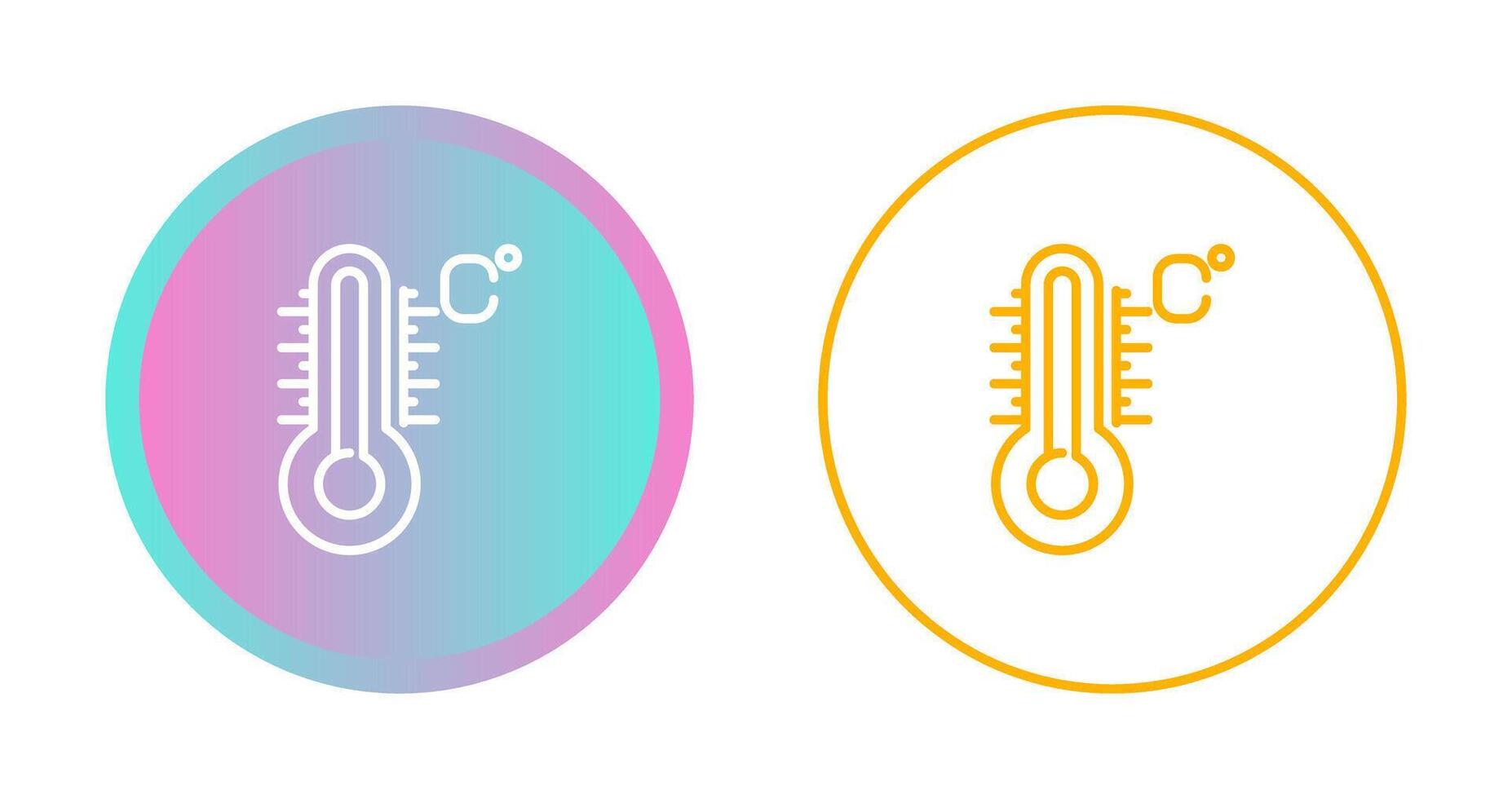 Symbol für Temperaturvektor vektor