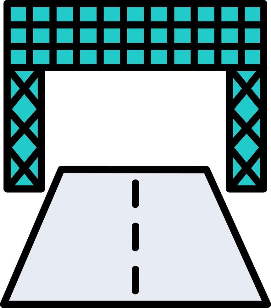 Rennstrecke Vektor Symbol