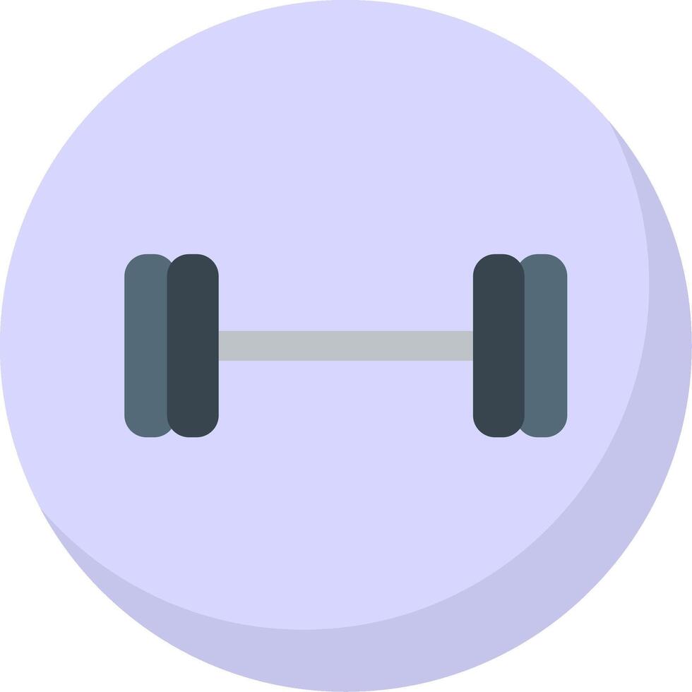 Gewichtheben eben Blase Symbol vektor