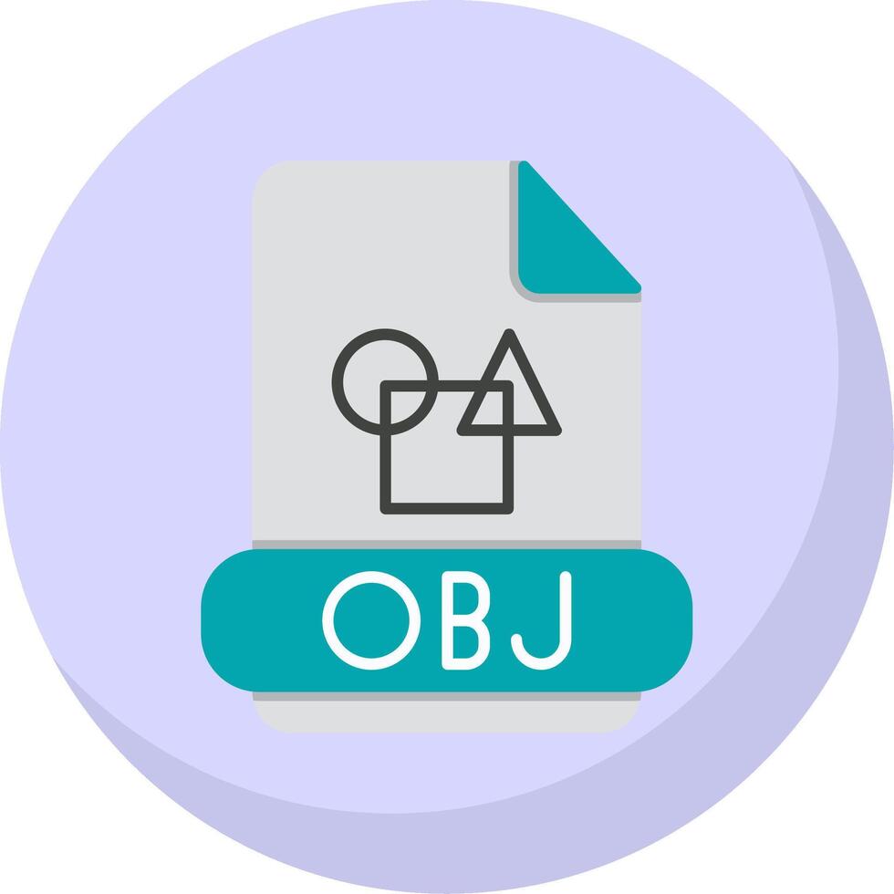 obj eben Blase Symbol vektor