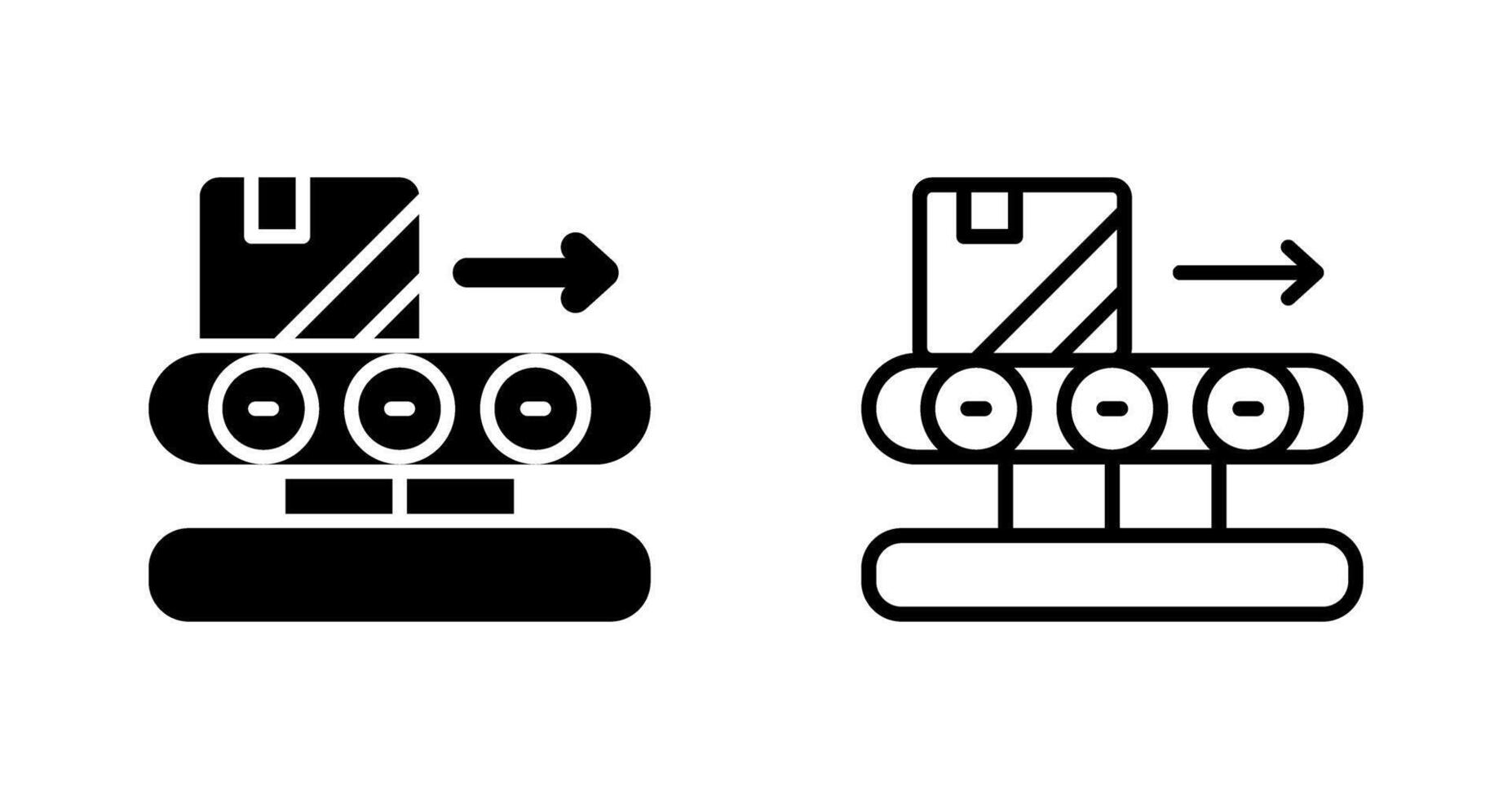 transportband bälte vektor ikon