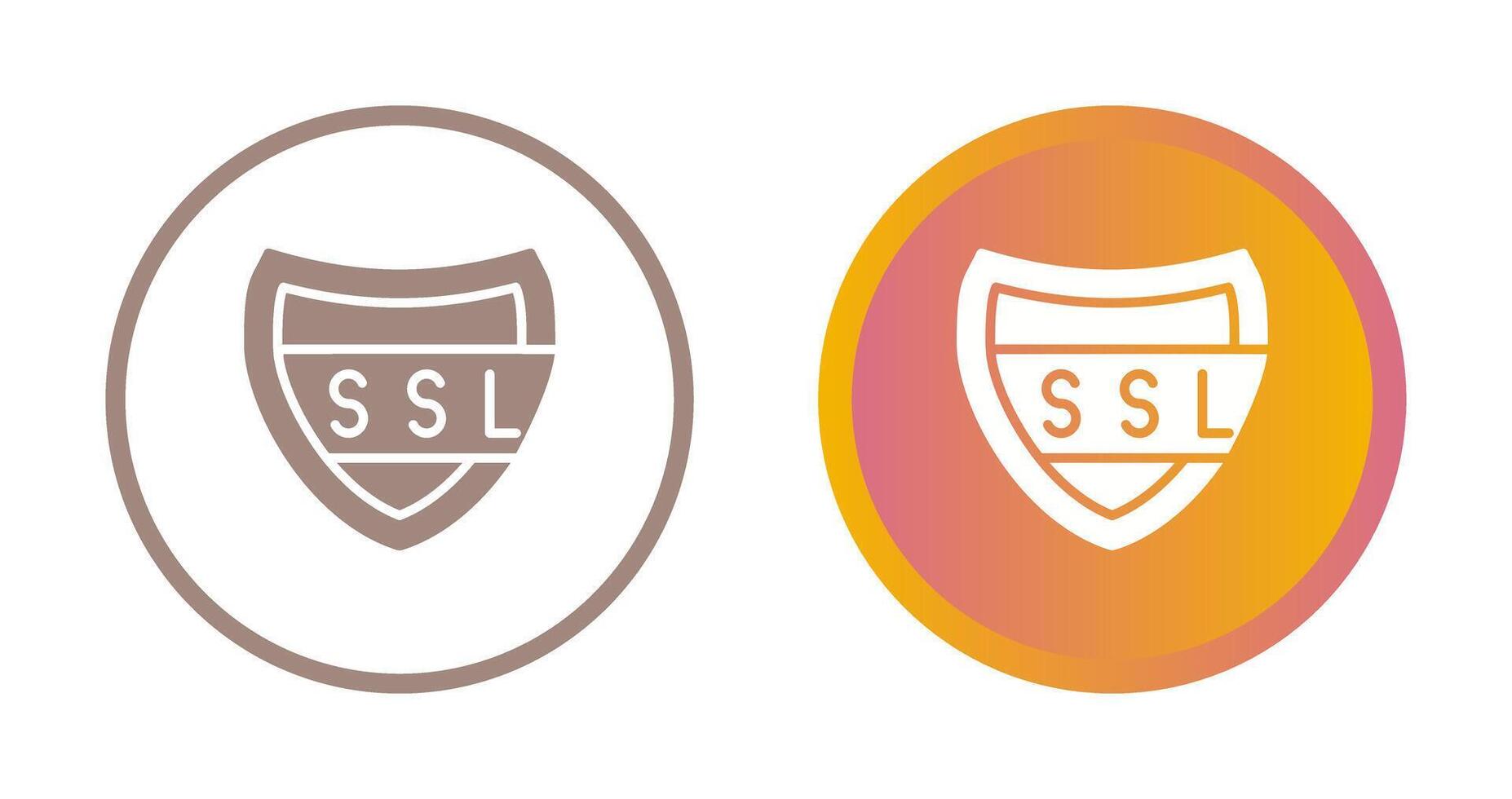 ssl Zertifikat Vektor Symbol