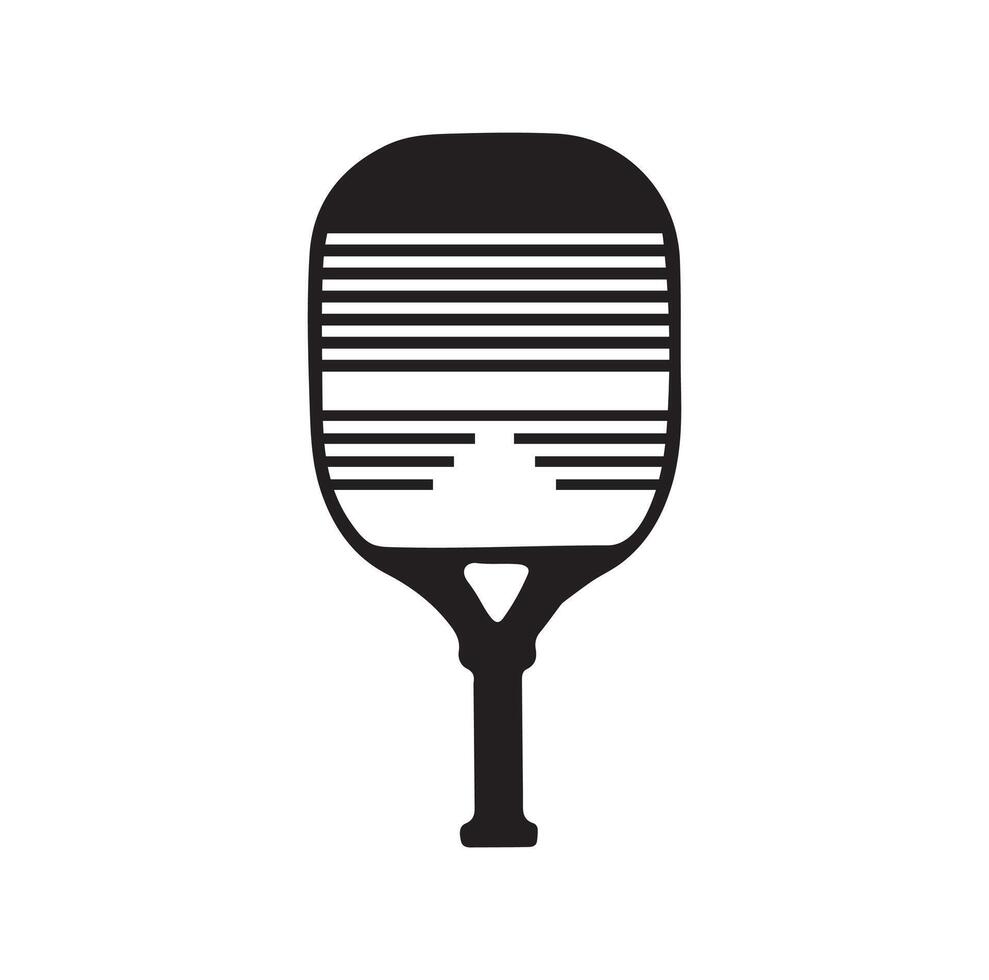 pickleball paddla vektor illustration. pickleball paddla och boll vektor, ClipArt av pickleball, pickleball fladdermus och symbol