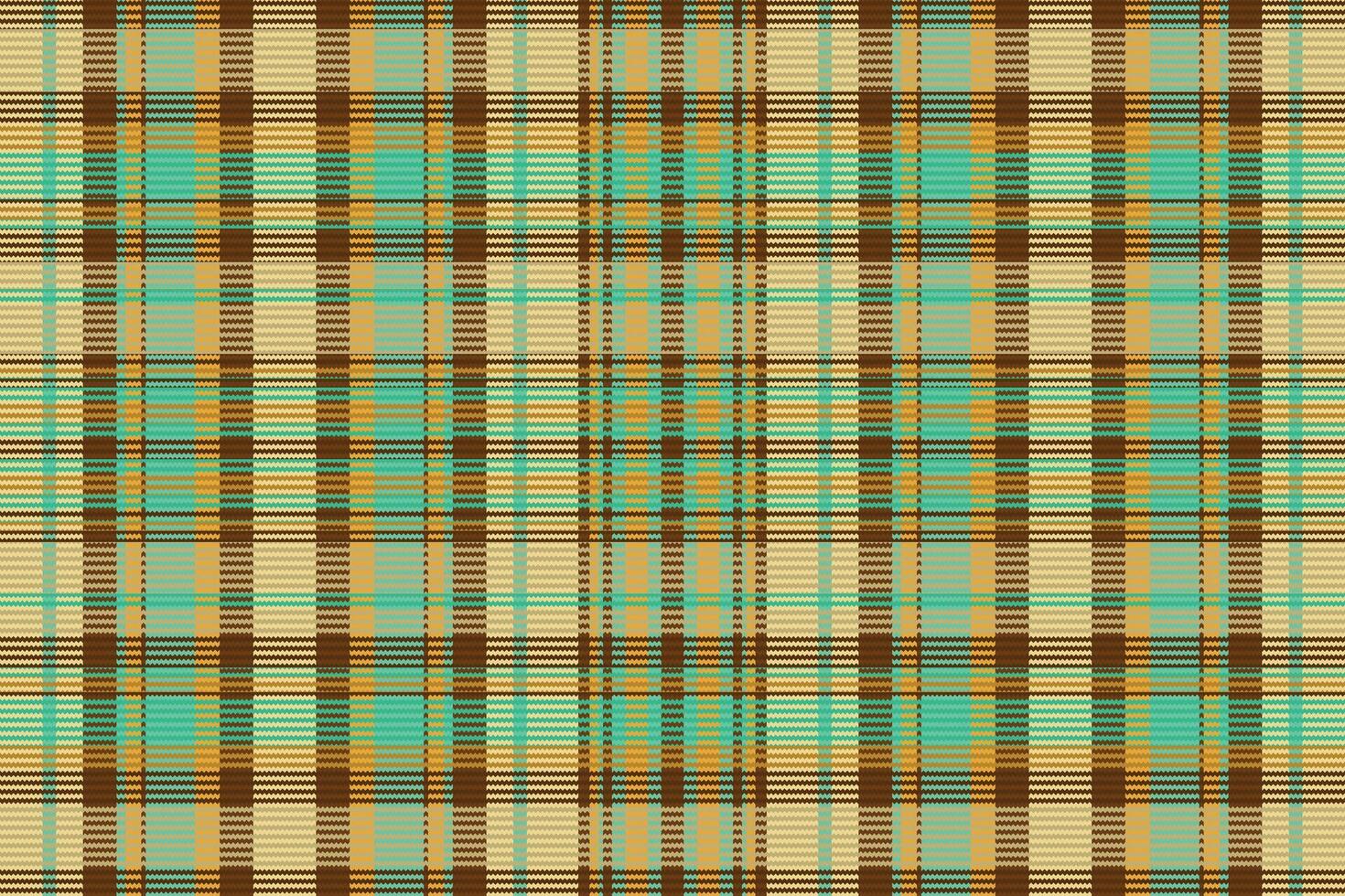 Tartan-Plaidmuster mit Textur und warmer Farbe. vektor