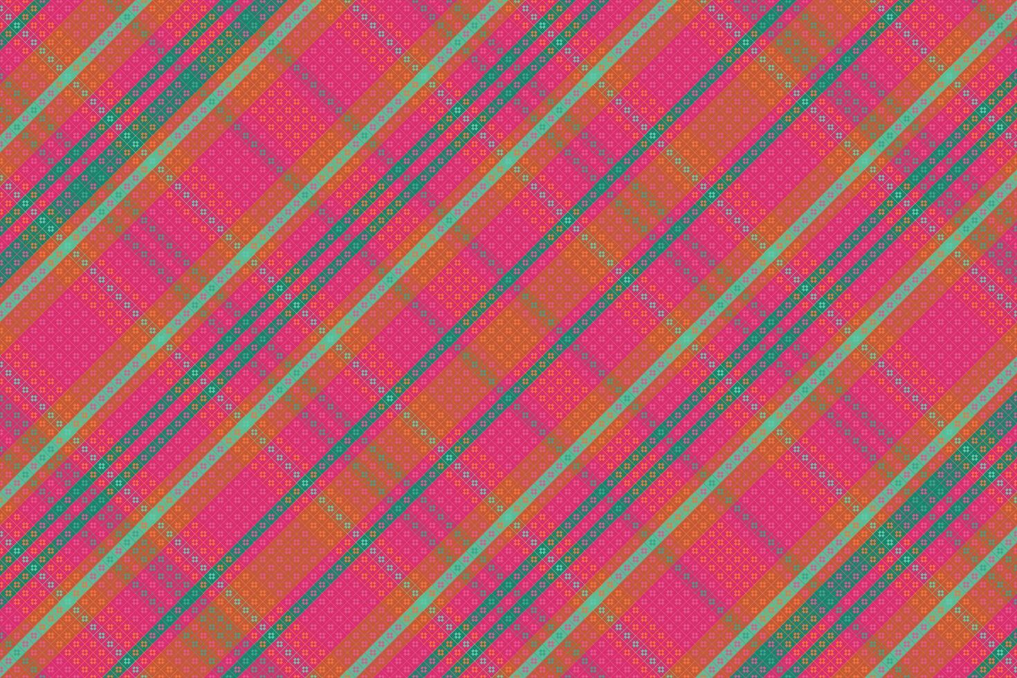 Tartan-Plaidmuster mit Textur und warmer Farbe. vektor