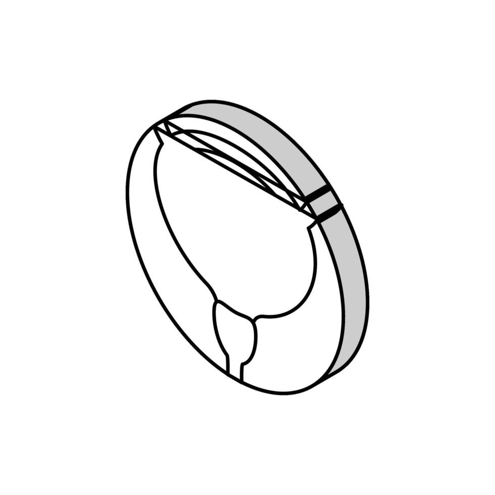 Unfähigkeit Steuerung Blase Krankheit Symptom isometrisch Symbol Vektor Illustration