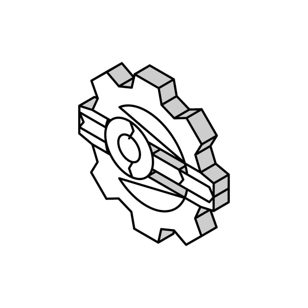 schnell Anwendung Entwicklung Software isometrisch Symbol Vektor Illustration