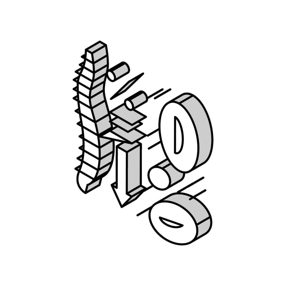 aplastisch Anämie Krankheit isometrisch Symbol Vektor Illustration