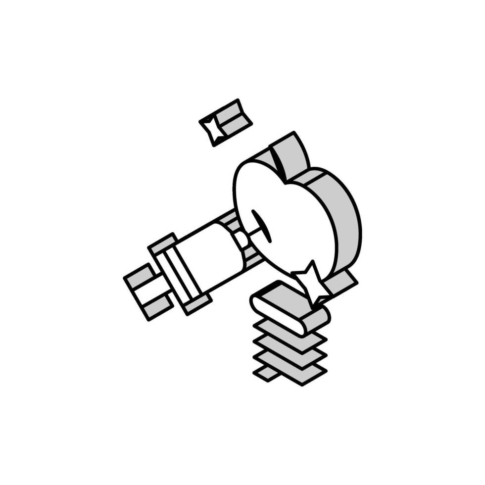 frukt genetisk spruta isometrisk ikon vektor illustration