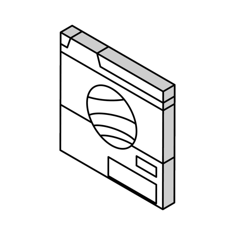 webb webbplats planetarium isometrisk ikon vektor illustration