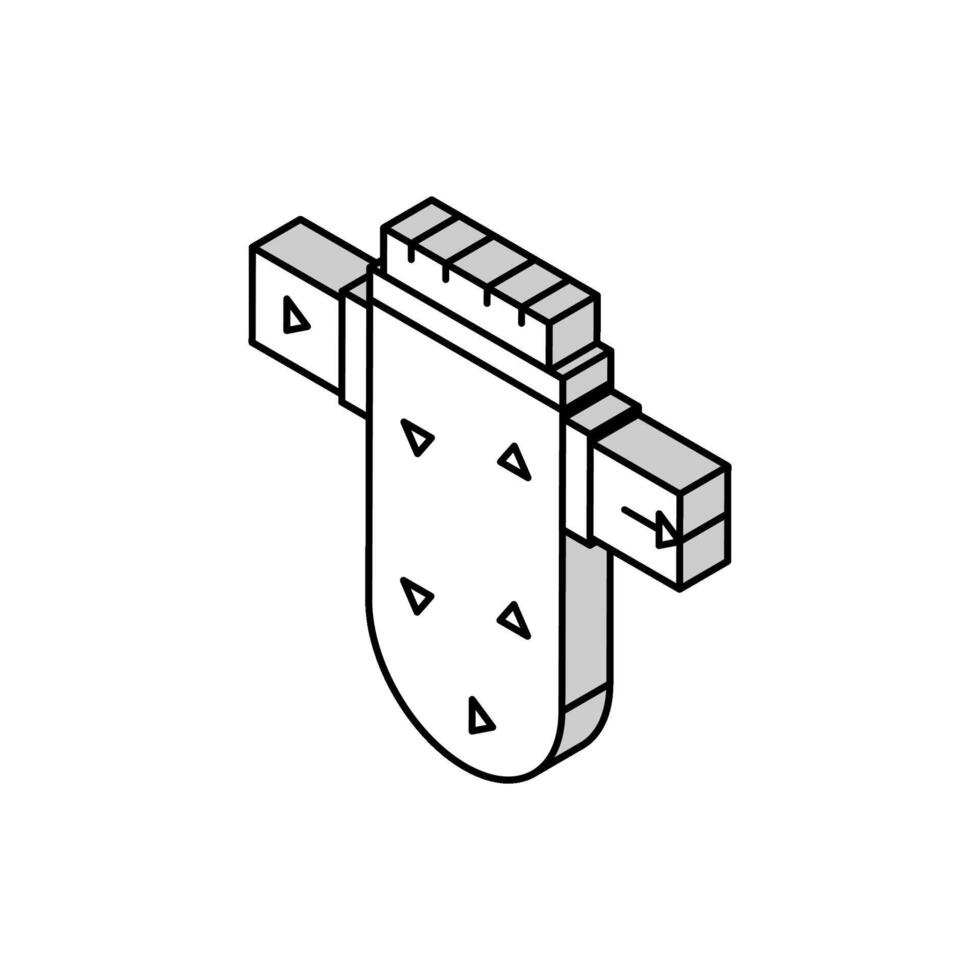 bearbeta av vatten filtrering isometrisk ikon vektor illustration