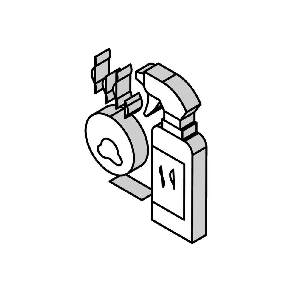 Geruch Neutralisator isometrisch Symbol Vektor Illustration